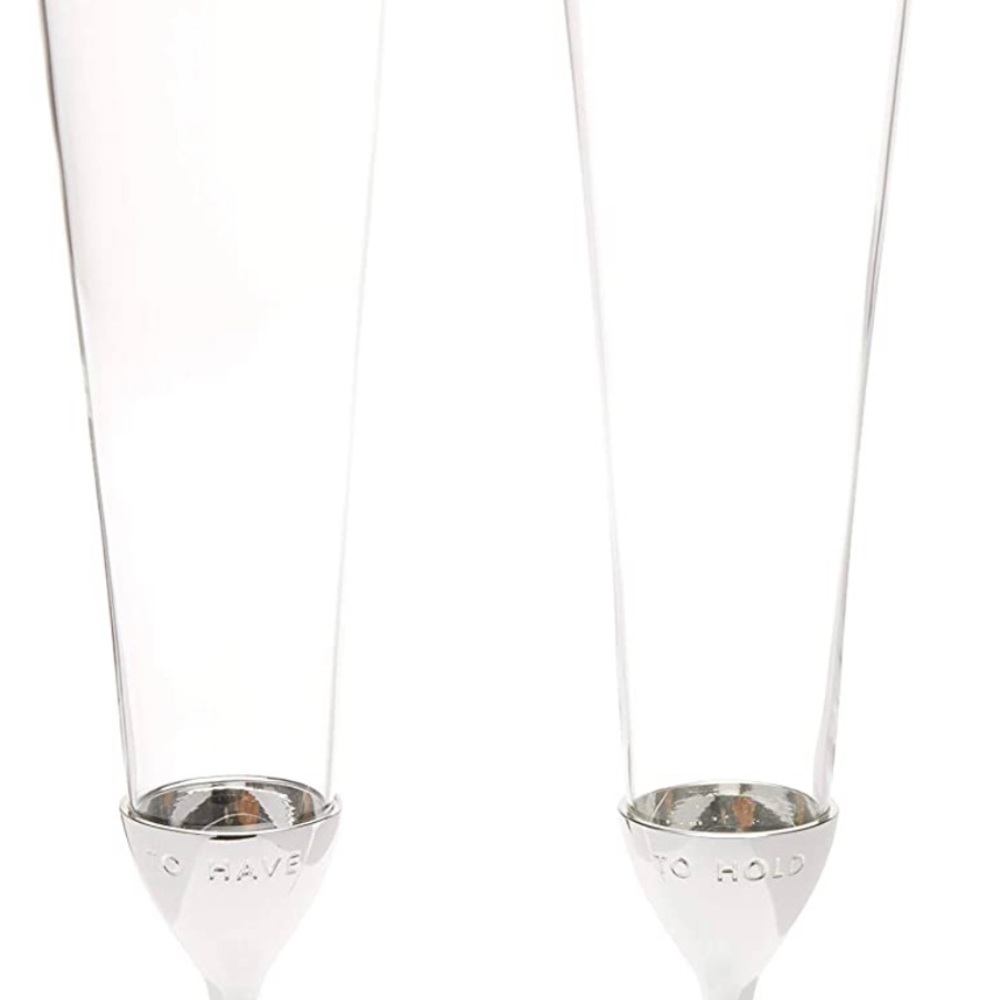 Kate Spade Champagne Flutes